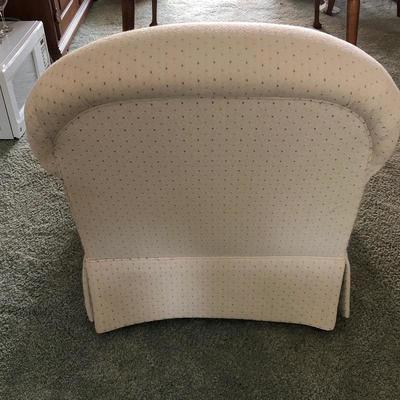 Lot 113- Patterned Club Chair