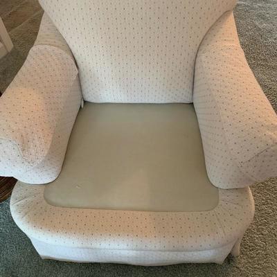 Lot 113- Patterned Club Chair