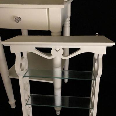 Lot 119- Table & Wall Shelf