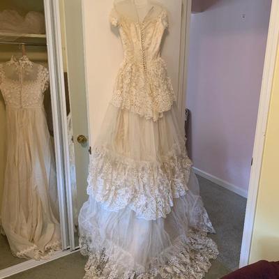 Lot 121 - Pair of Wedding Dresses