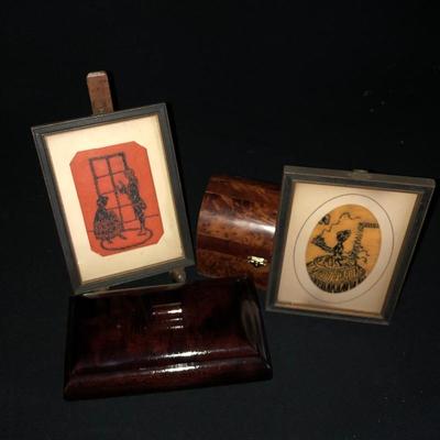 Lot 129- Silhouettes & Boxes