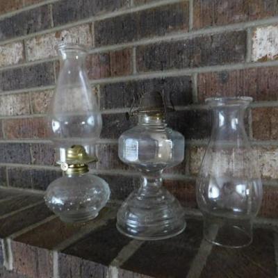 Set of Three Oil Lanterns