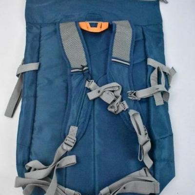 Outdoor Products Cycler Roll-Top Backpack, Blue. Day Pack/29 Liters - New