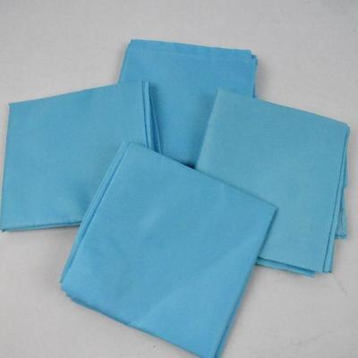 Fluorescent Ceiling Light Covers, Tranquil Blue, Set of 4 - New
