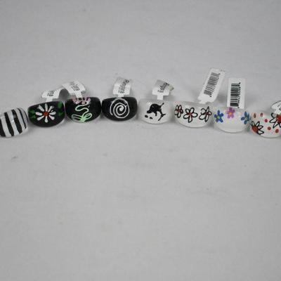 10 Costume Jewelry Rings, Sizes 6-9 - New