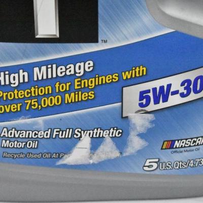 Mobil 1 5W-30 High Mileage Full Synthetic Motor Oil, 5 Quart - New