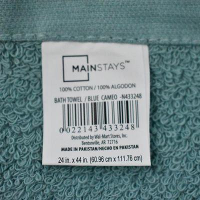 Mainstays Value Terry Cotton Bath Towel Set - 10 Piece Set 