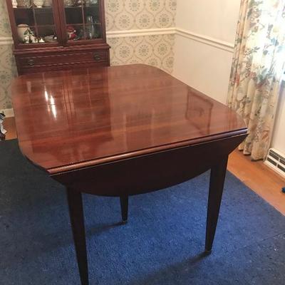 Lot #66 Cherry Dining Room Table with Extensions & Pads