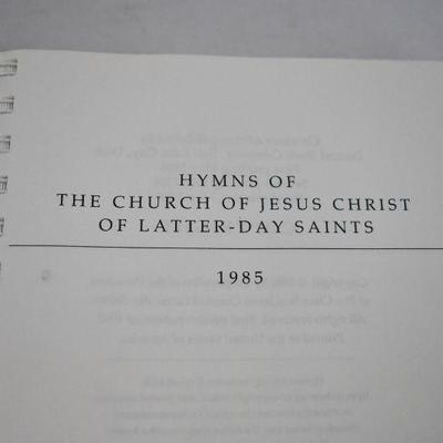 2 LDS Hymn Books: Brown 1948 & Blue 1985