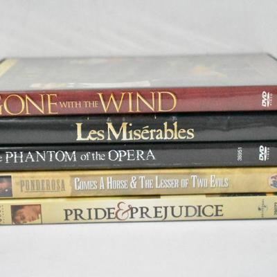 5 Classics on DVD: Gone with the Wind -to-Pride & Prejudice