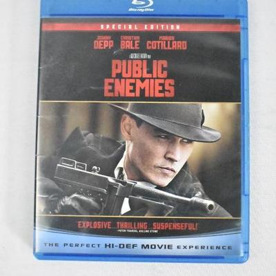 Public Enemies on Blu-ray. Rated R