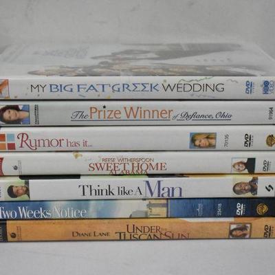 7 Movies on DVD: My Big Fat Greek Wedding -to- Under the Tuscan Sun