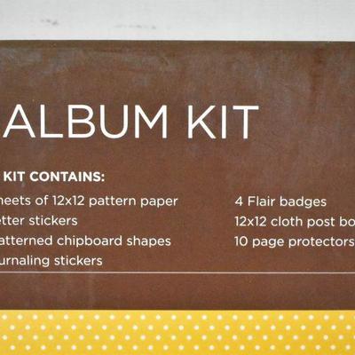 American Crafts Scrapbooking Album Kit, Unopened