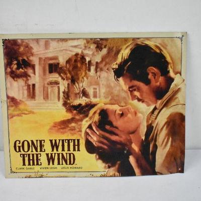 Gone With the Wind Metal Wall Decor Sign 12.5