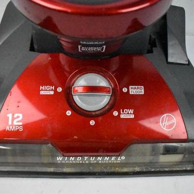 Hoover Whole House Elite Red Vacuum - Works