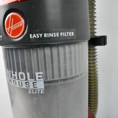 Hoover Whole House Elite Red Vacuum - Works