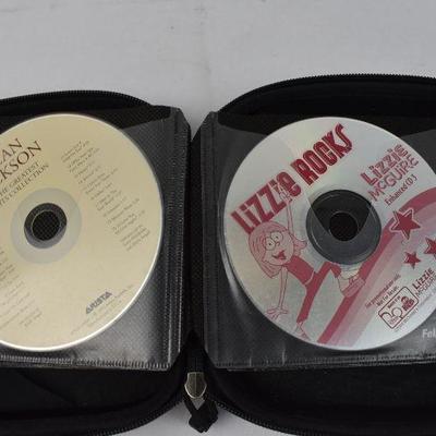 18 Music CDs in Gray Fellows Case