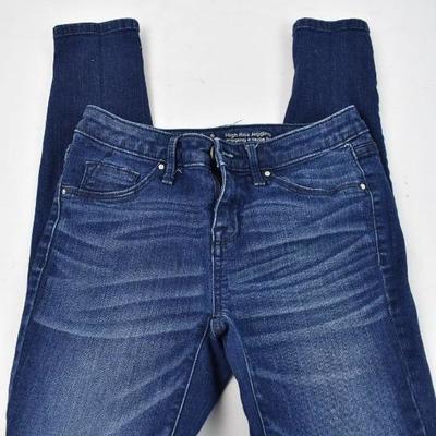 High Rise Blue Jean Jeggings by Mossimo, size 00/24