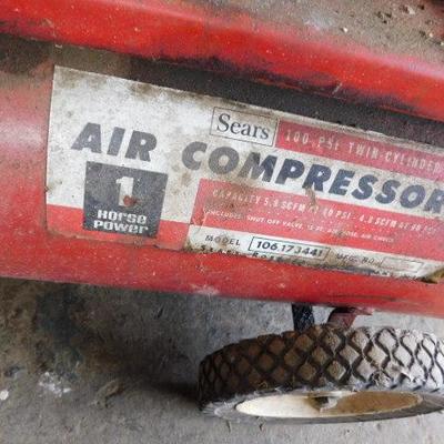 Sears 1 HP Twin Cylinder Air Compressor