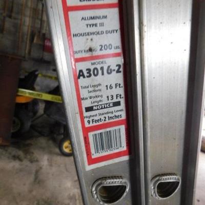 All American Aluminum 16' Extension Ladder