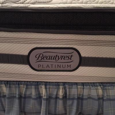 Lot 130 - Pair Twin Bed Frames And Bedding
