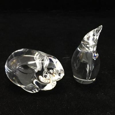 Lot 134 - Steuben Glass Animals