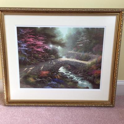 Lot 136 - Three Thomas Kincade Framed Prints 