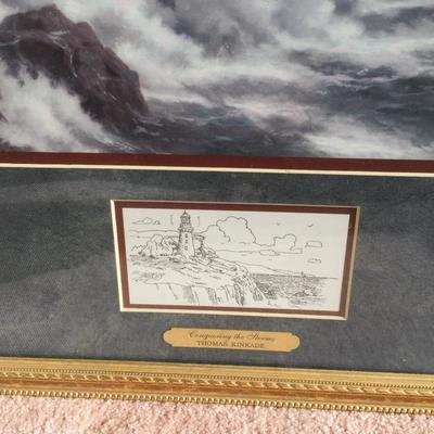 Lot 136 - Three Thomas Kincade Framed Prints 