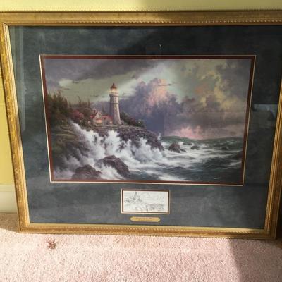Lot 136 - Three Thomas Kincade Framed Prints 
