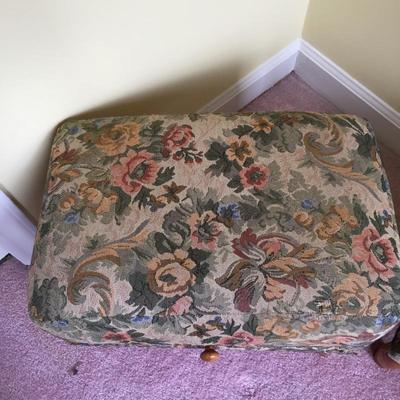 Lot 137 - Pair of Tapestry Foot Stools