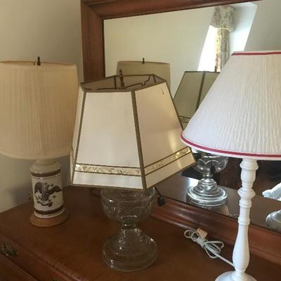 Lot # 153 Lot of 3 Lamps