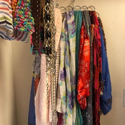Lot 152- Scarves & Belts