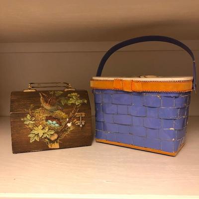Lot 153- Decoupage Handbags