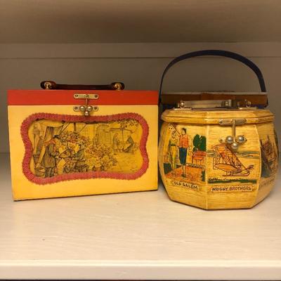 Lot 153- Decoupage Handbags