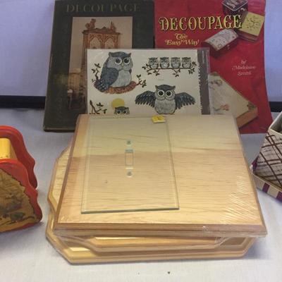 Lot 165 - Decoupage Books and More