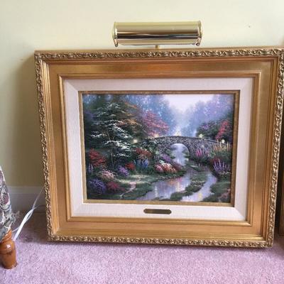  Lot 168 - Thomas Kinkade Stillwater Bridge Artwork