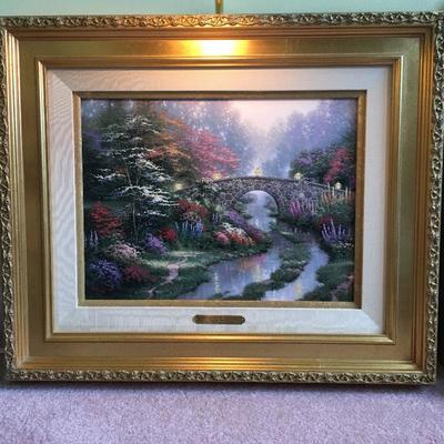  Lot 168 - Thomas Kinkade Stillwater Bridge Artwork