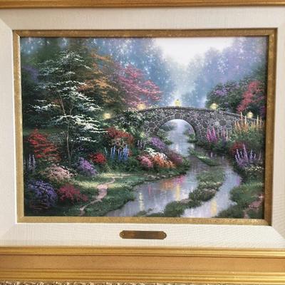  Lot 168 - Thomas Kinkade Stillwater Bridge Artwork