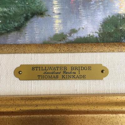  Lot 168 - Thomas Kinkade Stillwater Bridge Artwork