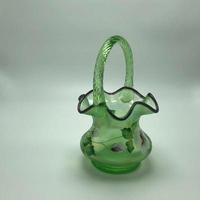 Lot 174 - Fenton Glass Baskets