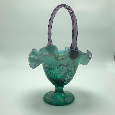 Lot 174 - Fenton Glass Baskets