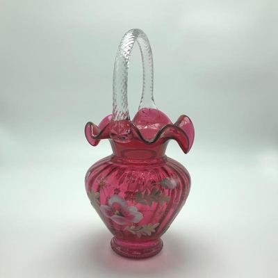 Lot 174 - Fenton Glass Baskets
