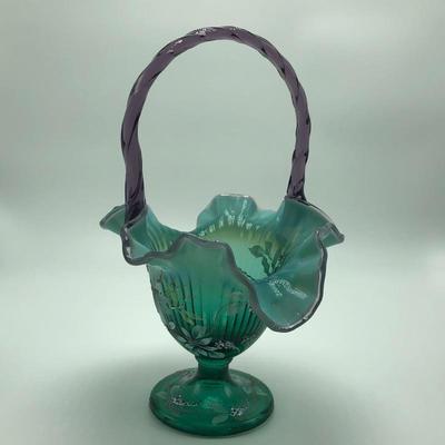 Lot 174 - Fenton Glass Baskets