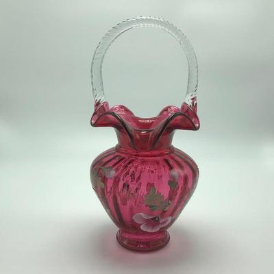 Lot 174 - Fenton Glass Baskets