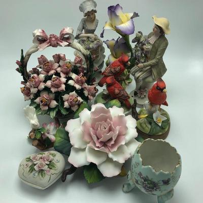 Lot 175- Porcelain Birds & More