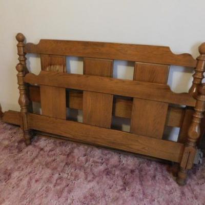 Sumter Cabinet Co. Solid Cherry Full Size Bed Frame with Head and Foot Board 55
