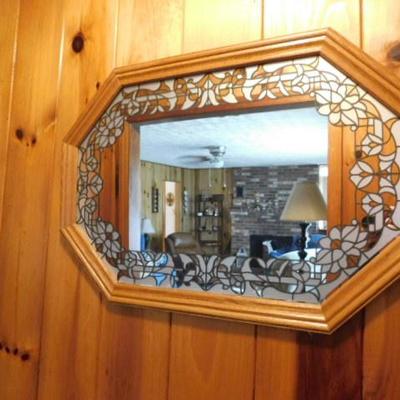 Decorative Wall Mirror with Wood Frame 31