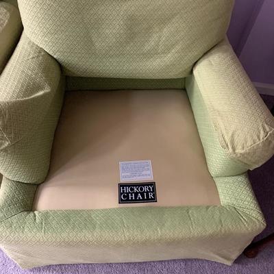 Lot 181 - Pair of Hickory Chair Swivel Rockers