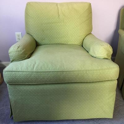 Lot 181 - Pair of Hickory Chair Swivel Rockers