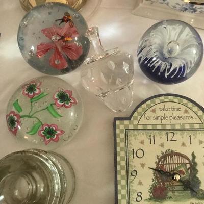 Lot # 98 Paperweights and collectibles